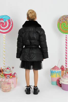 Kız Çocuk Kürk Mont - 12