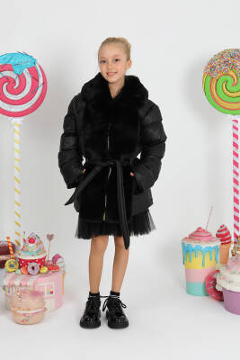 Kız Çocuk Kürk Mont - 11