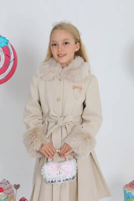 Kız Çocuk Kürk Palto - Star Pearl Kids