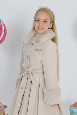 Kız Çocuk Kürk Palto - 3