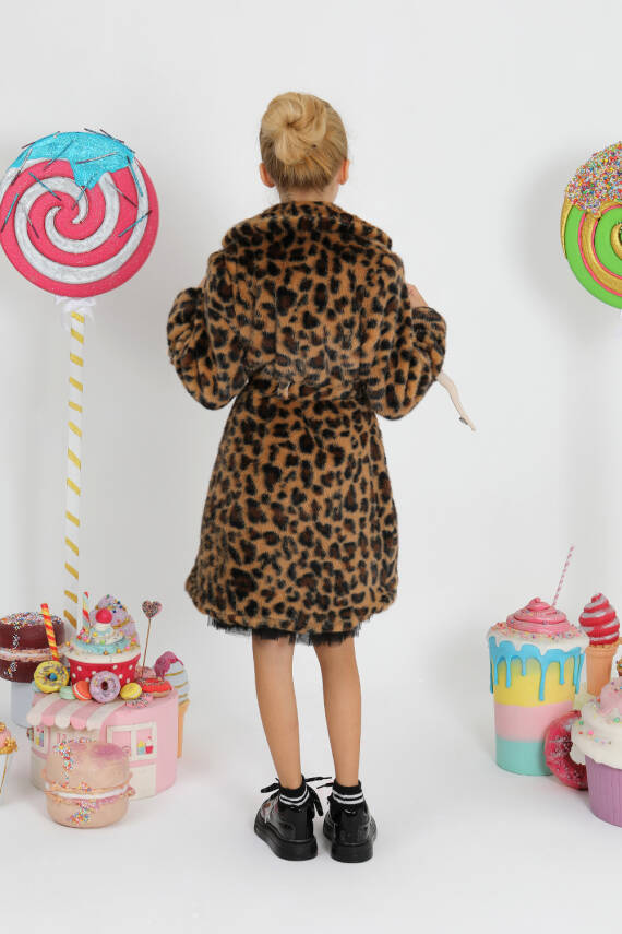 Kız Çocuk Kürk Palto - 7