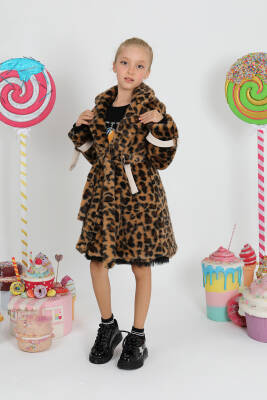 Kız Çocuk Kürk Palto - 8