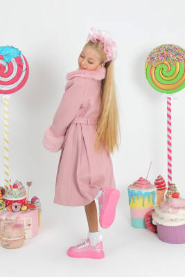 Kız Çocuk Kürk Palto - 13